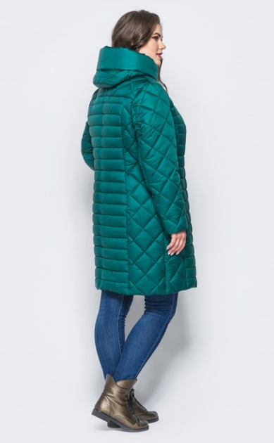 Женская зимняя куртка больших размеров MODA 00073 (64) 8XL Зеленый ...