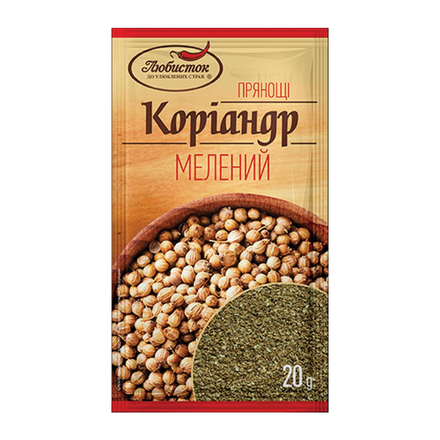 Пряности Кориандр молотый Любисток 20г от продавца: World of spice ...