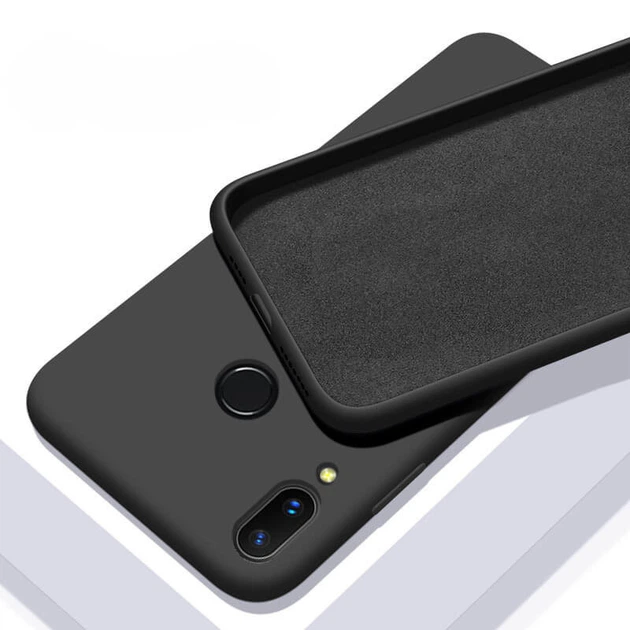 Чохол Shell Liquid Silicone для Samsung Galaxy M20 M205F Black - Фото 2 Чохол Shell Liquid Silicone для Samsung Galaxy M20 M205F Black - зображення 2