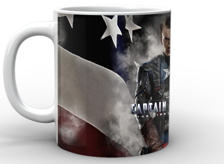 Кружка GeekLand Капитан Америка Captain America флаг в дымке CA.02.012 - изображение 3