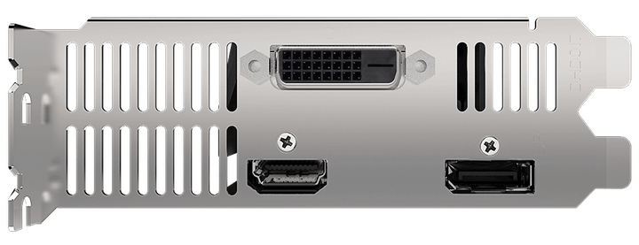 Видеокарта Gigabyte PCI-Ex GeForce GTX 1650 D5 Low Profile 4G 4GB GDDR5 (128bit) (1665/8002) (HDMI, DisplayPort, DVI-D) (GV-N1650D5-4GL) - Фото 4 Видеокарта Gigabyte PCI-Ex GeForce GTX 1650 D5 Low Profile 4G 4GB GDDR5 (128bit) (1665/8002) (HDMI, DisplayPort, DVI-D) (GV-N1650D5-4GL) - изображение 4