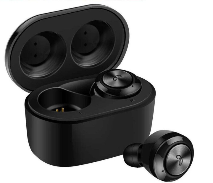 Беспроводные вакуумные Bluetooth наушники Air Twins A6 TWS гарнитура с боксом для зарядки - изображение 5