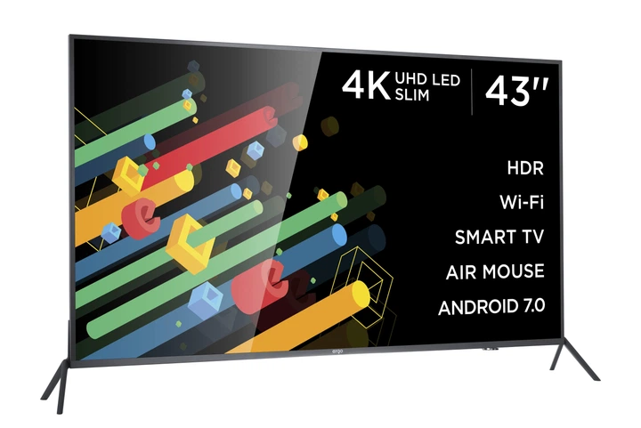 LED-телевізор ERGO 43DU6510 (6448265) - Фото 2 LED-телевізор ERGO 43DU6510 (6448265) - изображение 2