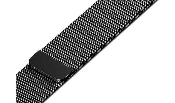 Ремінець миланская петля 20мм універсальний Milanese loop Браслет Чорний BeWatch (1010201) - зображення 3