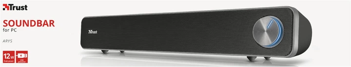 System akustyczny Trust Arys Soundbar do komputera PC Czarny (8713439229462) - obraz 13