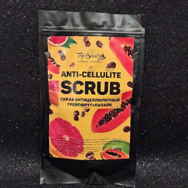 Скраб для тела подтягивающий и антицеллюлитный Top Beauty Scrub Anti ...