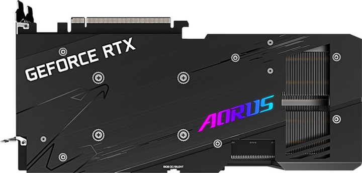 Відеокарта Gigabyte PCI-Ex GeForce RTX 3070 Aorus Master 8GB GDDR6 (256bit) (1725/14000) (3 х HDMI, 3 x DisplayPort) (GV-N3070AORUS M-8GD rev 1.0/1.1) - зображення 6