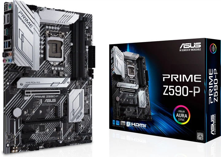 Материнская плата Asus Prime Z590-P (s1200, Intel Z590, PCI-Ex16