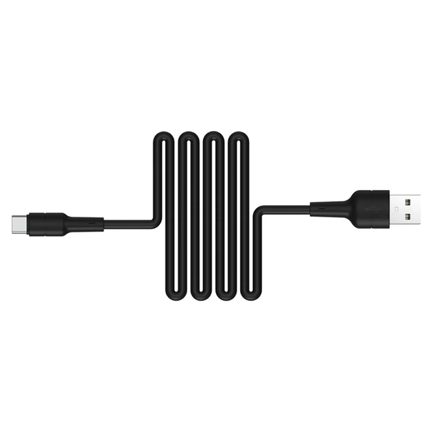 Кабель Borofone BX30 USB to Type-C 1m черный - Фото 3 Кабель Borofone BX30 USB to Type-C 1m черный - изображение 3