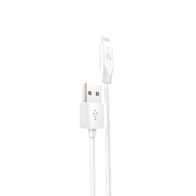 Кабель Hoco X1 USB to Lightning 1m белый - Фото 1 Кабель Hoco X1 USB to Lightning 1m белый - изображение 1