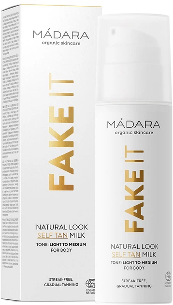 Молочко-автозасмага для тіла Madara SPF Fake It Natural Look Self Tan Milk 150 мл (4751009820750) - зображення 2