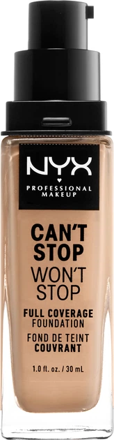 Podkład w płynie NYX Professional Makeup Can't Stop Won't Stop 24-Hour Foundation 7.5 Soft Beige 30 ml (800897157241) - obraz 2