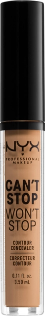 Акция на Консилер для обличчя NYX Professional Makeup Can`t Stop Won`t Stop Concealer 10.3 Neutral Buff 3.5 мл от Rozetka