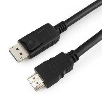 Кабель мультимедійний DisplayPort to HDMI 7.5m Cablexpert (CC-DP-HDMI-7.5M) - Фото 2 Кабель мультимедійний DisplayPort to HDMI 7.5m Cablexpert (CC-DP-HDMI-7.5M) - зображення 2