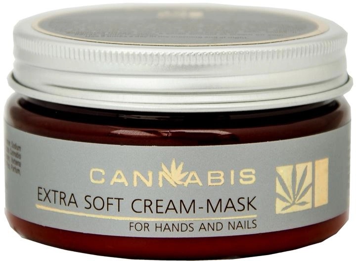 Крем-маска Cannabis Extra Soft восстанавливающая для кожи рук и ногтей с экстрактом каннабиса 100 мл (4822256222540) 