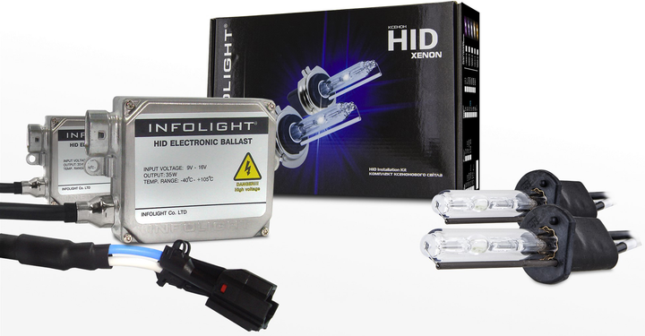 Акція на Комплект ксенону Infolight 35 W H1 5000 K (Н1 5К Inf 35 W) від Rozetka