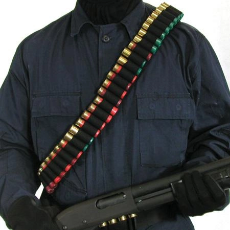 Патронташ Бандольера BLACKHAWK 55rnd Shotgun Bandoleer 43SB55 Чорний - зображення 1