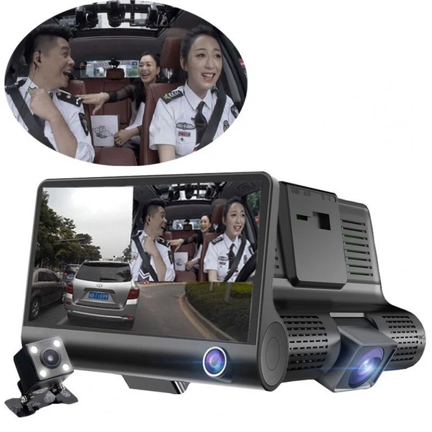 Видеорегистратор с 3 камерами Car DVR WDR Full HD 1080P - изображение 8