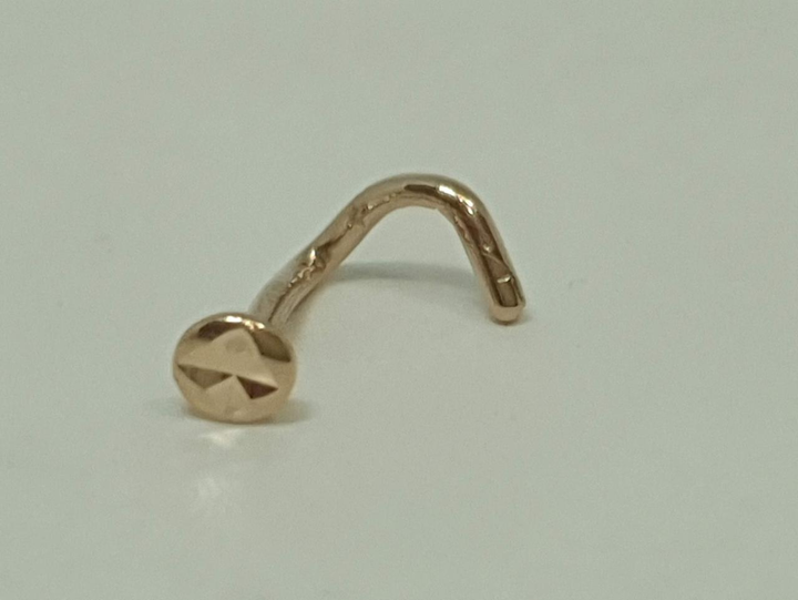 Золотая серьга-пирсинг в нос. 310118 от продавца: Vlasov GS Shop – в ...