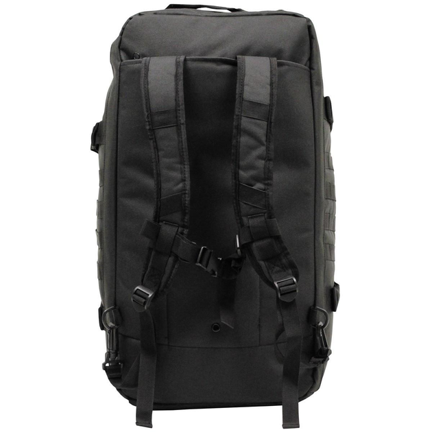 Тактичний дорожній рюкзак-сумка MFH" Travel " 48 літрів чорний (30655А) - зображення 2
