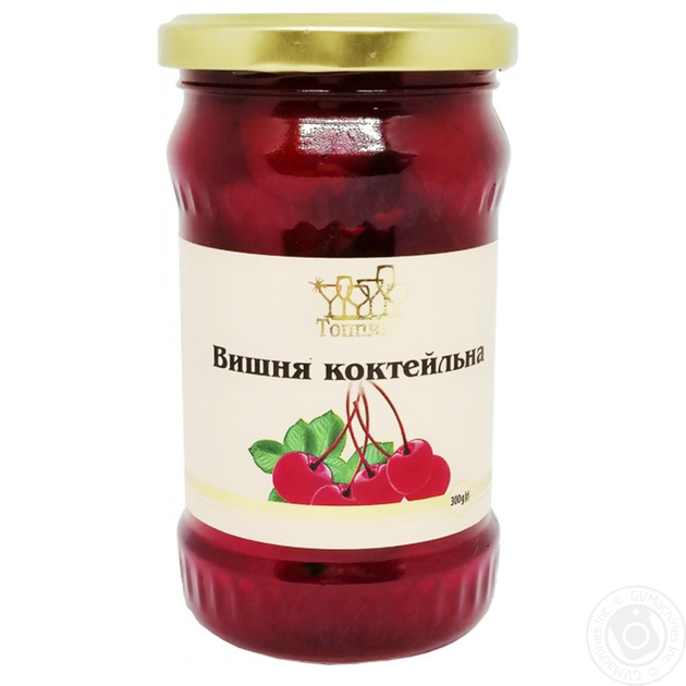 Купить Вишня Топпинг коктейльная цветная 300 г (4820145372437 ...