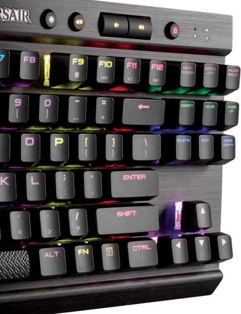 Клавиатура проводная Corsair K65 RGB Rapidfire Cherry MX Speed RGB