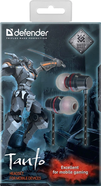 Навушники Defender Tanto Black-Grey (64451) - зображення 3