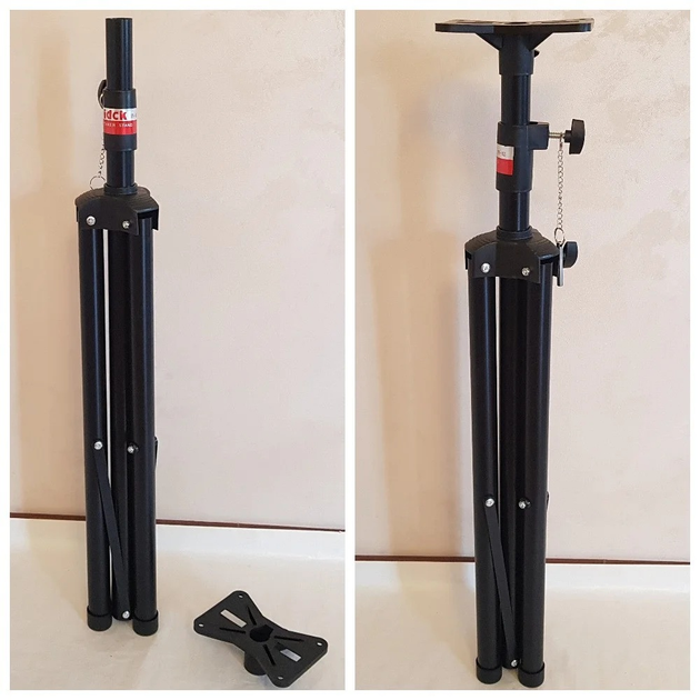 Штатив для колонок і освітлення SPEAKER STAND ART SPS502 підлоговий висота від 100 до 180 см Чорний - зображення 2