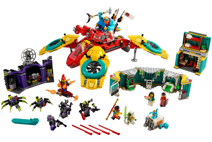 Конструктор LEGO Monkie Kid Дронокоптер команди Малюка Монкі 1462