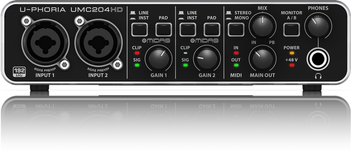 Interfejs audio Behringer UMC204HD - obraz 2