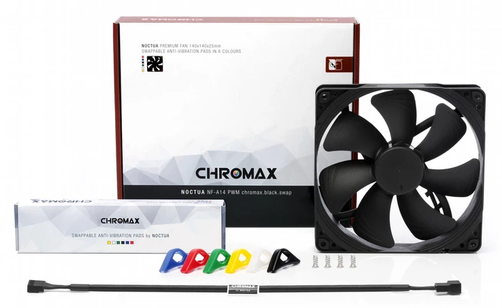 Кулер Noctua NF-A14PWM chromax.black.swap - зображення 3
