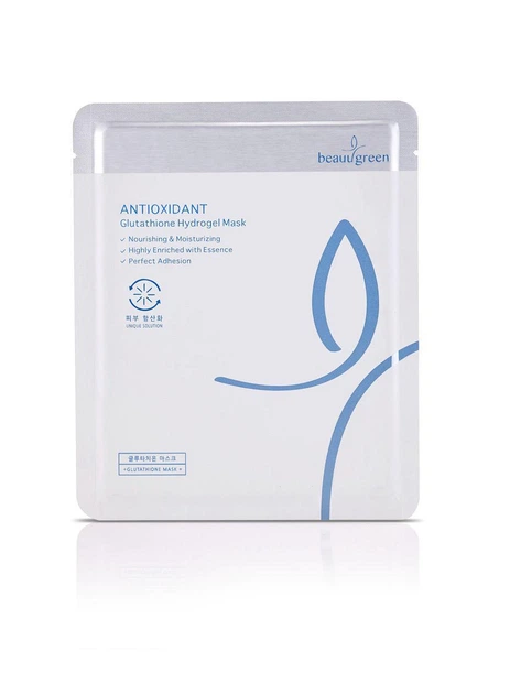 Гидрогелевая маска для лица с глутатионом BeauuGreen Antioxidant Glutathione Hydrogel Mask 30 мл (8809389030453) - Фото 1 Гидрогелевая маска для лица с глутатионом BeauuGreen Antioxidant Glutathione Hydrogel Mask 30 мл (8809389030453) - изображение 1