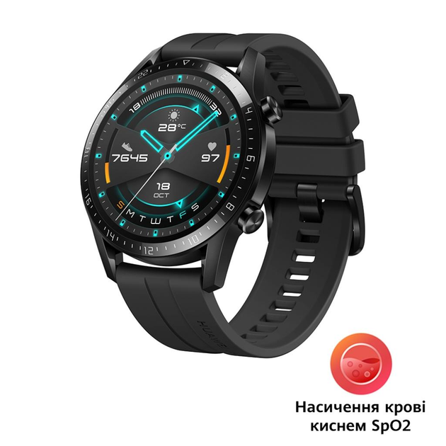 Huawei Watch GT 2 46mm Sport Black Latona B19S SpO2