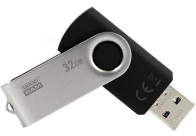USB флеш накопичувач Goodram 32GB UTS2 (Twister) Black USB 2.0 (UTS2-0320K0R11) - Фото 3 USB флеш накопичувач Goodram 32GB UTS2 (Twister) Black USB 2.0 (UTS2-0320K0R11) - изображение 3