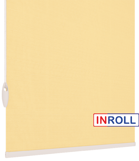 Ролета тканевая INROLL Есо-Mini 42,5х165 см Len Светлый абрикос 877 - изображение 4