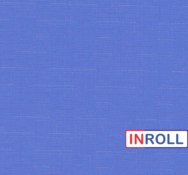 Ролета тканевая INROLL Есо-Mini 42,5х165 см Len Синий 874 - изображение 5