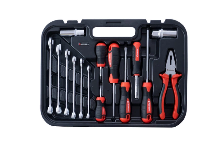 Набор инструмента Intertool - 1/2" 56 ед. Storm (ET-8056) - изображение 3