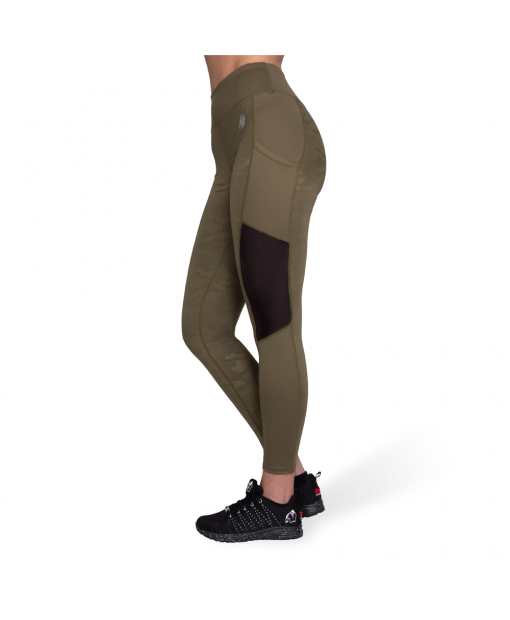 Леггинсы Gorilla Wear Savannah Mesh Tights L Хакки/Зеленые/Комуфляжные (9193140003) - изображение 2