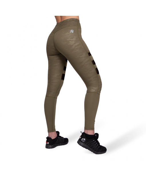 Леггинсы Gorilla Wear Savannah Biker Tights XL Хакки/Зеленые/Комуфляжные (9193040004) - изображение 3
