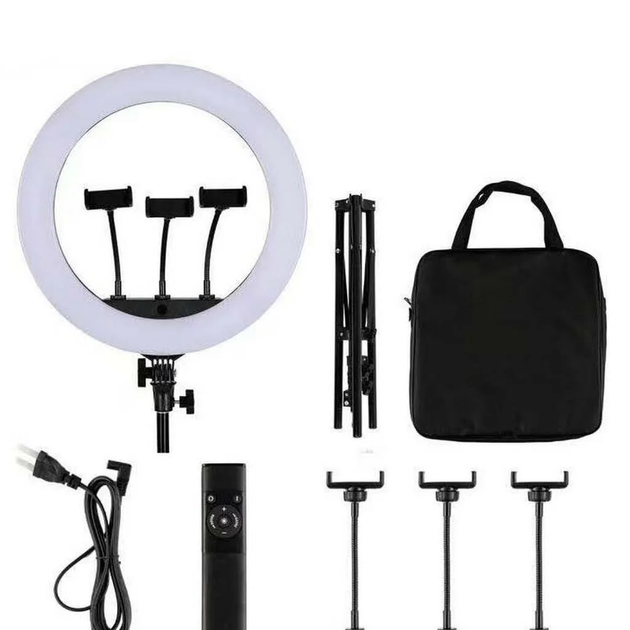 Кольцевая лампа на штативе HQ-18 N Ring Light - изображение 6