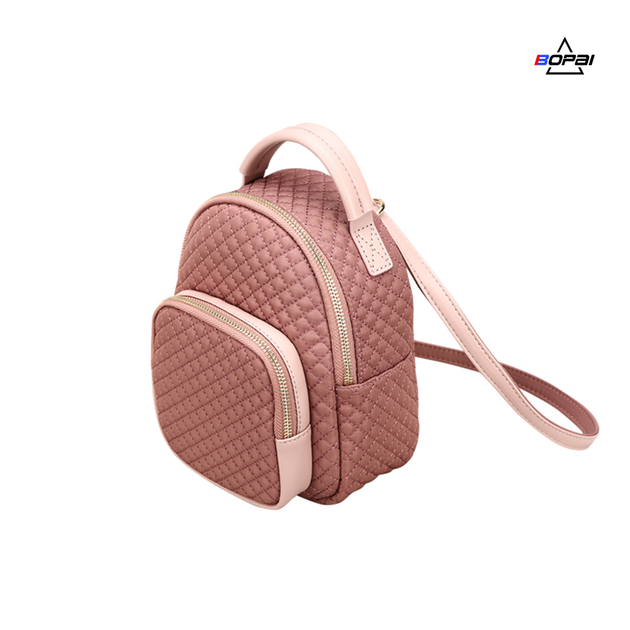 Женский деловой рюкзак BOPAI 62-25736 розовый (905335) - изображение 3