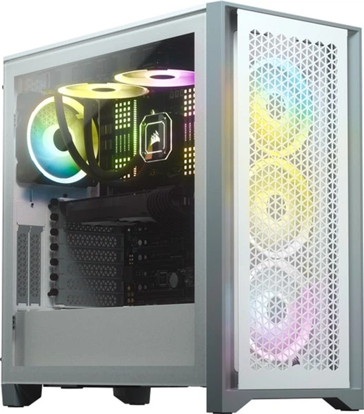 Obudowa Corsair 4000D Airflow Szkło hartowane Białe (CC-9011201-WW) - obraz 16