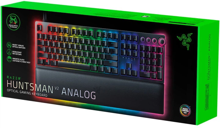 Klawiatura przewodowa Razer Huntsman V2 Optical Switch ENG USB (RZ03-03610100-R3M1) - Zdjęcie 3 Klawiatura przewodowa Razer Huntsman V2 Optical Switch ENG USB (RZ03-03610100-R3M1) - obraz 3