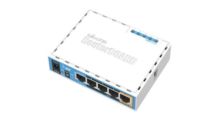Wi-Fi Роутер MikroTik hAP RB951Ui-2ND (N300, 650MHz/64Mb, 5хFE, 1хUSB, 580mW, PoE in, - зображення 2