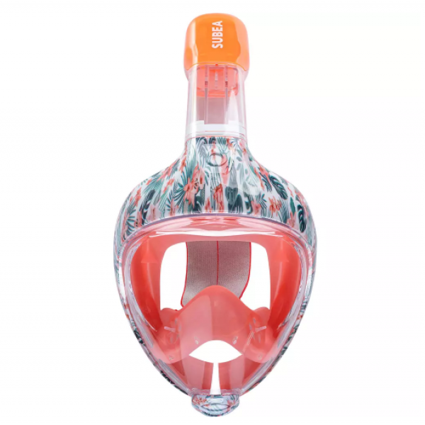 Повнолицьова Дитяча Маска Subea Easybreath XS (від 4 до 10 років) для Плавання, Пірнання, Снорклінгу Різнокольорова - зображення 2