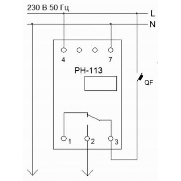 Рн 113 схема подключения