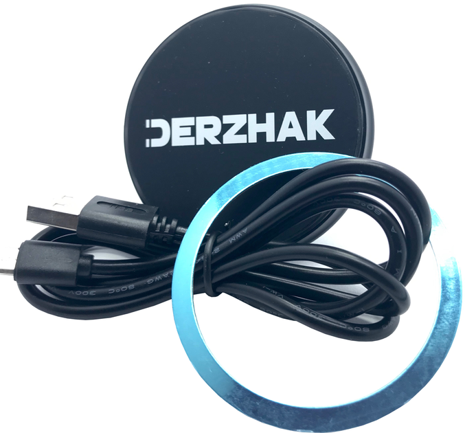 Бездротовий зарядний пристрій DERZHAK V1 Black (QT-DerzhakV1) - зображення 5