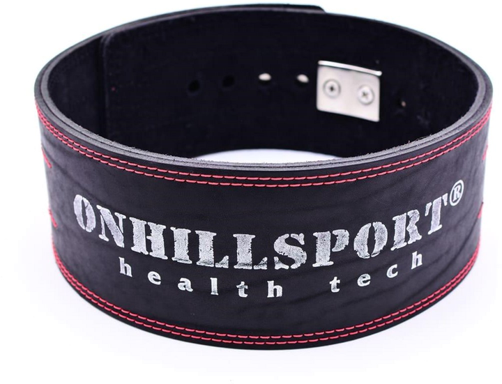 Пояс Onhillsport для пауэрлифтинга с карабином, 10 см, 2 слоя MEDIUM M ...