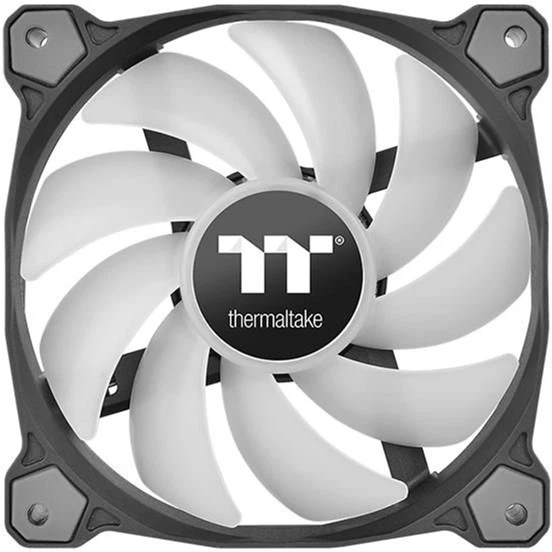 Набір вентиляторів Thermaltake Pure 12 ARGB Sync Radiator Fan TT Premium Edition (комплект з 3) Black (CL-F079-PL12SW-A) - зображення 3