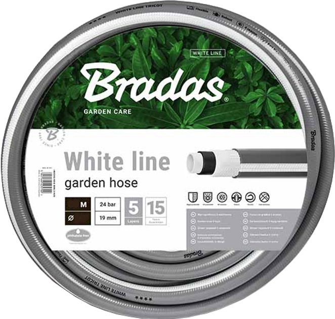 Акція на Шланг городній Bradas White Line 1/2" 20 м (WWL1/220) від Rozetka